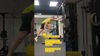 Step back tutorial #fitness #exercise #personaltrainer #stepupglutes