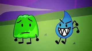 Gelatin Gets Thrown into a Bush by Teardrop - BFB 24: The Game Has Changed (CLIP)