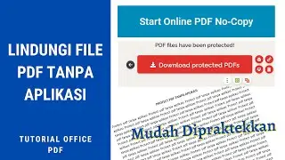 Cara Membuat File PDF Tidak Bisa di Copy Paste