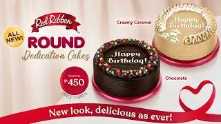 NEW Red Ribbon Round Dedication Cakes