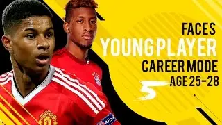 FIFA 17 Career Mode - Young Player Faces Age 25-28 PART 5