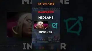 RAMPAGE за Invoker, центральная линия. Сборка по статистике 