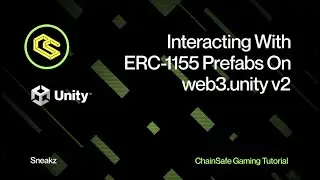 Interacting With ERC-1155 Prefabs On web3.unity v2