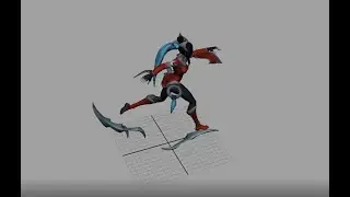 Irelia Run Animation