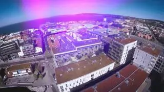 Jönköping från ovan, flygfoto, quadcopter, drönare