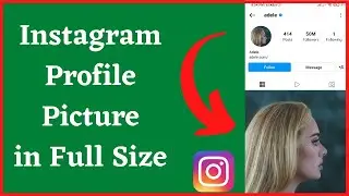 How to see anyone Instagram profile picture in full size