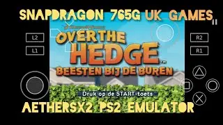 Over The Hedge | Aethersx2 PS2 Emulator | Android Snapdragon 765G | Gameplay | (Uk Games)