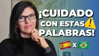 5 palabras en portugués que TE ENGAÑARÁN | Falsos amigos