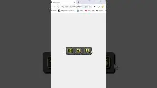 Digital clock | HTML CSS and JavaScript. |