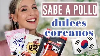 Probando dulces coreanos   Sabe a pollo coreano