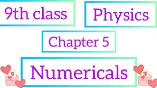 5 chapter - numericals|| 9th class physics || Gravitation problems || matric numericals.