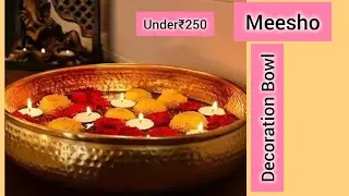Meesho Decoration Bowl | Janmastmi Decoration Bowl#review #meesho #decoration #diwali #janmashtami