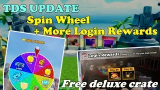 [NEW TDS UPDATE] SPIN WHEEL/DAILY REWARDS And Balance Changes  || Tower Defense Simulator