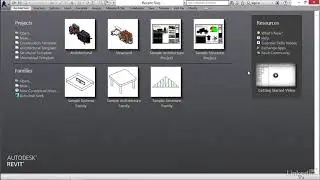 How to Start a project using Revit templates