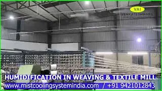 Humidification In Weaving & Textile Mill