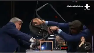 Datena agride Pablo Marçal e TV Cultura interrompe debate; vídeo mostra mome...