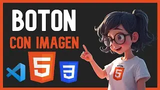 🧡 Como HACER un BOTON con IMAGEN en HTML y CSS