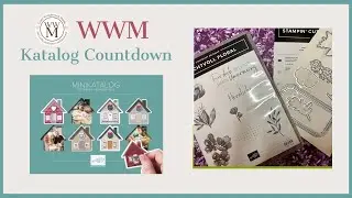 Wunderweltmädls Katalog Countdown | Minikatalog Winter 2024 | Prachtvoll Floral | Karte mit Magnet