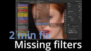 Missing plugins and filters M1 Macs in Photoshop 23.0.0