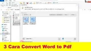 3 Cara Mengubah File Word to Pdf / Convert Word to Pdf Banyak File | Calon Guru