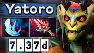 Яторо на Медузе через Бладторн! - Yatoro Medusa 7.37 DOTA 2