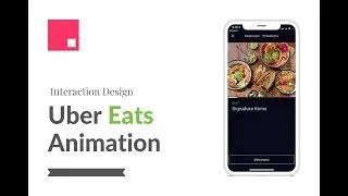 Invision Studio UI/UX Design: Re-creating an animation from the Uber Eats app!