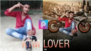 KTM Lover Photo Editing Tutorial |PicsArt Manipulation Photo Editing|