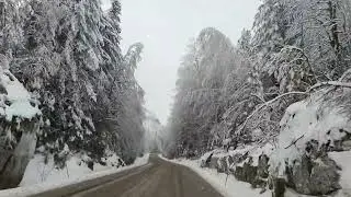 Зима. Дорога. Норвегия. Мысли в слух. Декорации для фильма 