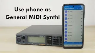 Use Phone as General MIDI Synthesizer / Wavetable for DOS Games