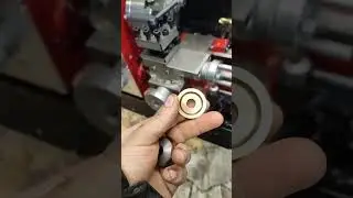 Первый токарный опыт! Шайбы на вилку KKE 48 