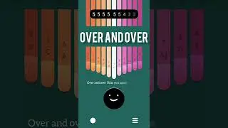 easy kalimba with ktabs, Over And Over  I kiss you again💋💋💋