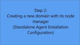 Creating a Standalone agent in odi12c 12 1 3