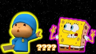 Pocoyo and Spongebob 