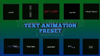Top 10 🔥Alight Motion Text Animation Presets |AlightMotion Preset Download Free 10 text presets
