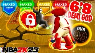 *NEW* BEST 6’8 ISO BUILD IN NBA 2K23 CURRENT GEN + BEST BADGES! Best shooting iso build NBA 2K23