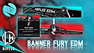 MAKE YOUR YOUTUBE BANNER LIKE FURY EDM (LÀM BANNER YOUTUBE GIỐNG FURY EDM) | HIPLEE