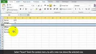 How to delete Insert or delete rows and columns in Excel