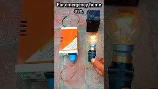 Run useful electrical appliances in the house when needed | Solar inverter | short video  #shoot