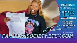90s style PDF Sewing Pattern Infomercial PPLN