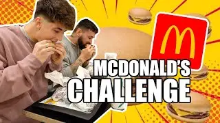 20 BURGERS EN 1 MINUTO CHALLENGE 🍔 vs GUILLE MONZON (RETO McDONALDS)