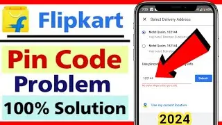 no seller ships to this pin code | Flipkart pin code problem |pincode problem solved | only 1 minute