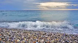 Waves sounds relaxing music, soft music for relaxation. Relaxing music.