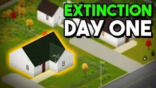 DAY ONE Trying To Survive EXTINCTION Difficulty In Project Zomboid - Gameplay Series, Ep.1