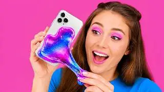 ¡TRUCOS DIY PARA TELÉFONOS! COLANDO TU TELÉFONO || ¡Trucos y situaciones divertidas de 123 GO! GOLD