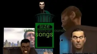skibidi trashcan sounds size difference