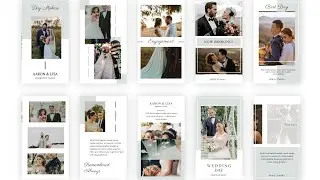 Wedding Invitation Insta Story Motion Graphic Animation | After Effects Templates | Copyright Free