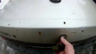 Как открыть багажник (поломался замок)  Опель Аскона
