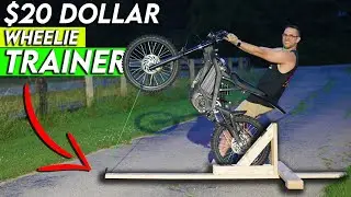 How to Build a Wheelie (Manual) TRAINER for $20 for a Sur Ron / Talaria / E Ride Pro SS 2.0 / Ebike