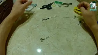 Тройник через жабры. Необычный поводок.