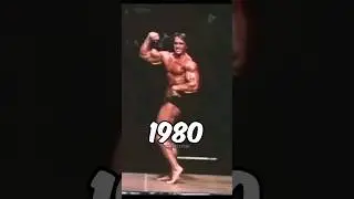 ARNOLD SCHWARZENEGGER 1970 vs 1980 #bodybuilding #shorts